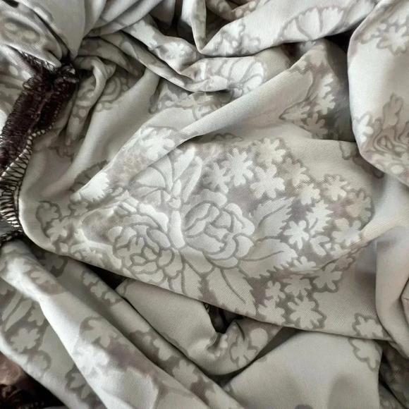 T Tahari Brown Mauve Print Dress Size Medium - Picture 11 of 11